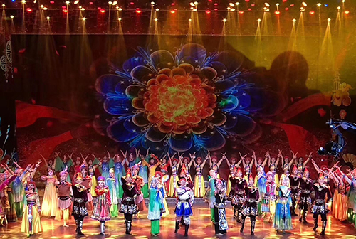 La troupe d'art a de nouveau monté à la scène du Gala de Nouvel An du Ministère de la sécurité publique