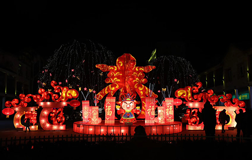 FlashNet Technology illumine l'éclairage de la fête du printemps au long de la rivière de Qingjiang